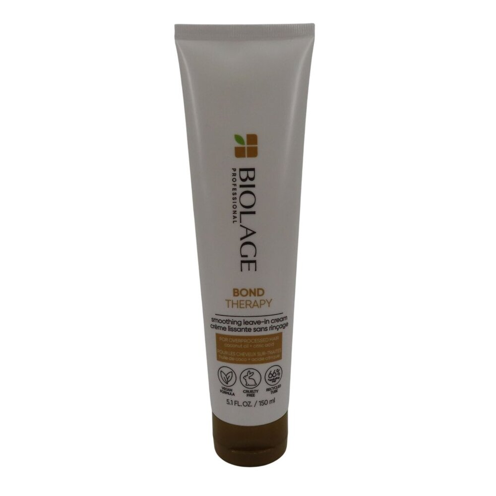 Biolage Bond Therapy Smoothing Leave In Cream 5.1 fl oz Vegan Cruelty Free NEW
